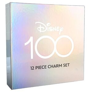 Disney100 Silver Charm Bracelet Set. NEW